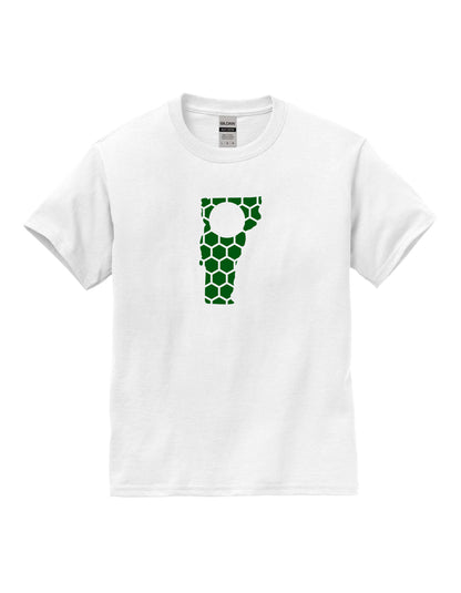 Vermont Honeycomb Crewneck T-Shirt-Rogue Magnolia Custom Designs