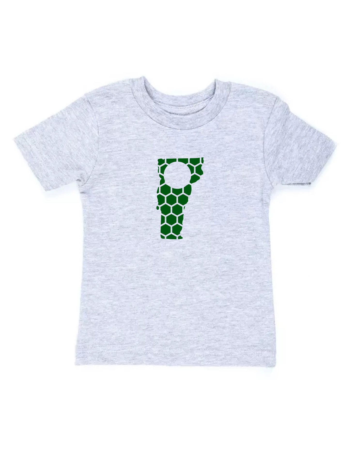 Vermont Honeycomb Crewneck T-Shirt-Rogue Magnolia Custom Designs