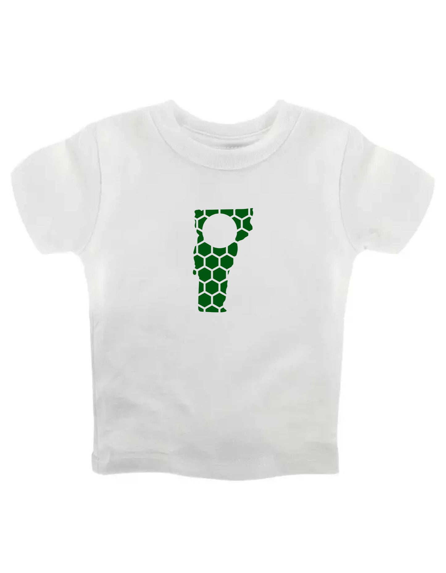 Vermont Honeycomb Crewneck T-Shirt-Rogue Magnolia Custom Designs