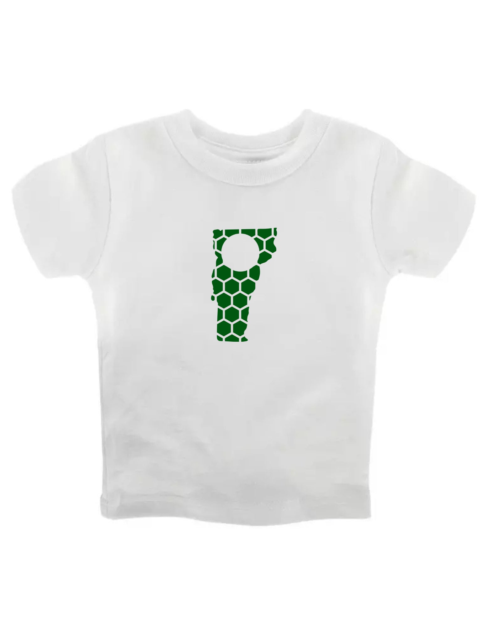 Vermont Honeycomb Crewneck T-Shirt-Rogue Magnolia Custom Designs