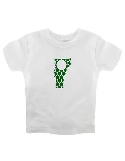 Vermont Honeycomb Crewneck T-Shirt-Rogue Magnolia Custom Designs