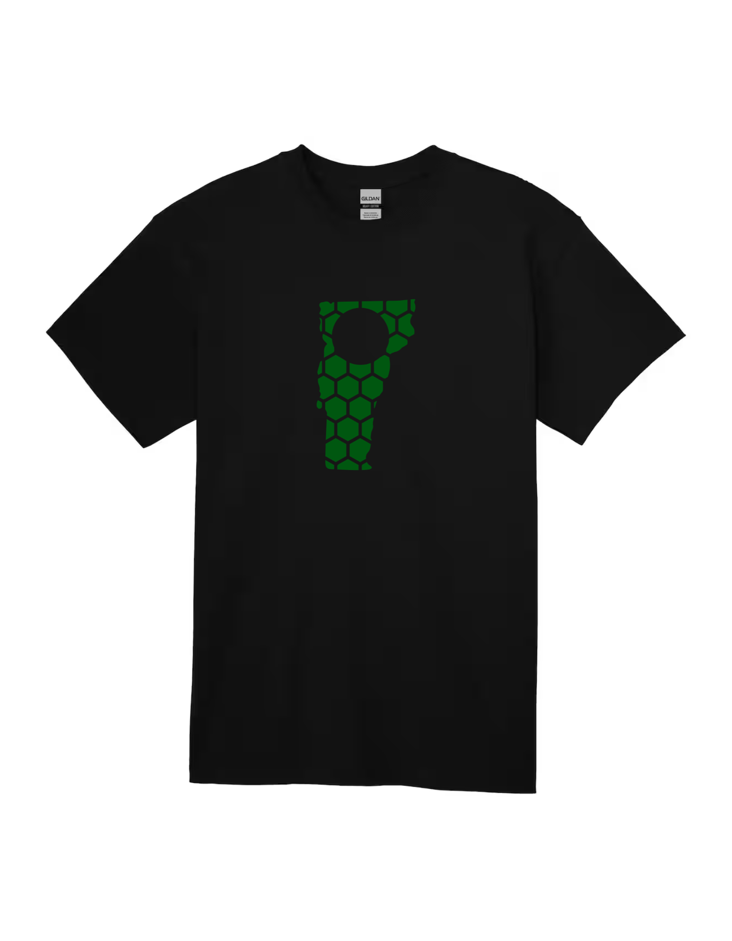 Vermont Honeycomb Crewneck T-Shirt-Rogue Magnolia Custom Designs