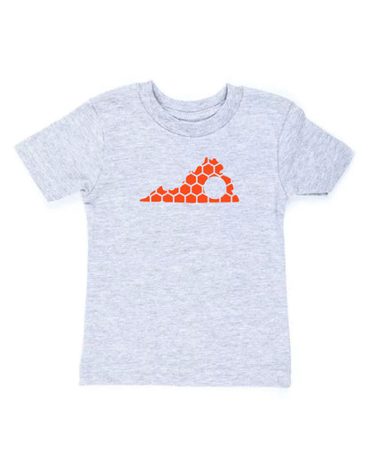 Virginia Honeycomb Crewneck T-Shirt-Rogue Magnolia Custom Designs