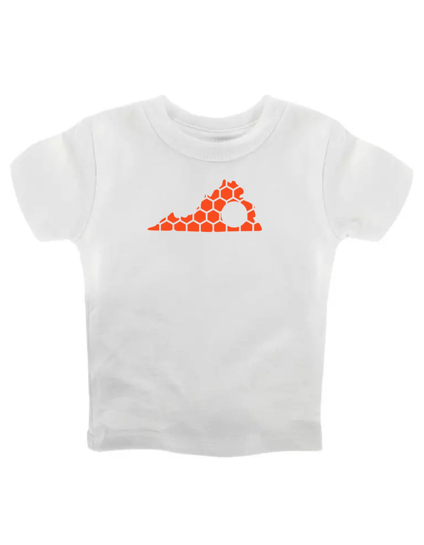 Virginia Honeycomb Crewneck T-Shirt-Rogue Magnolia Custom Designs