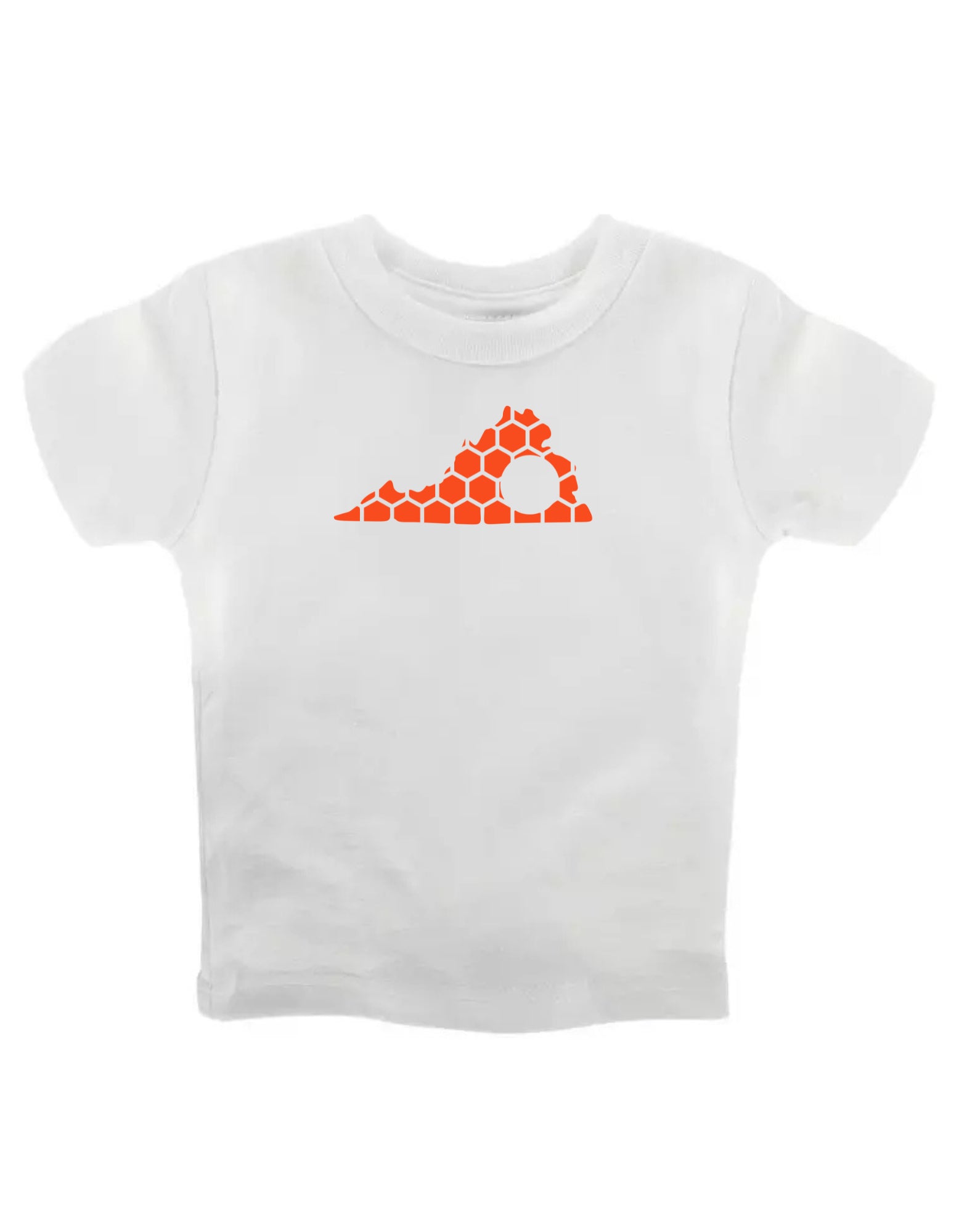 Virginia Honeycomb Crewneck T-Shirt-Rogue Magnolia Custom Designs