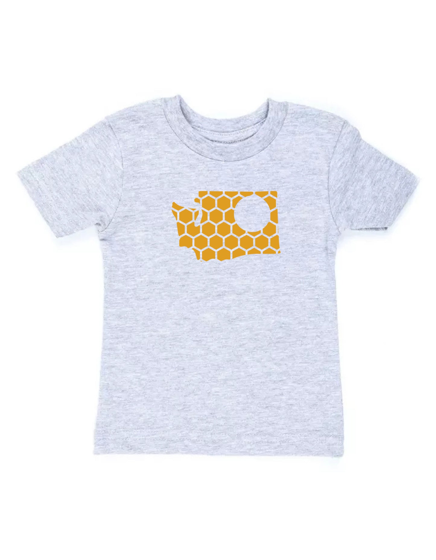 Washington Honeycomb Crewneck T-Shirt-Rogue Magnolia Custom Designs