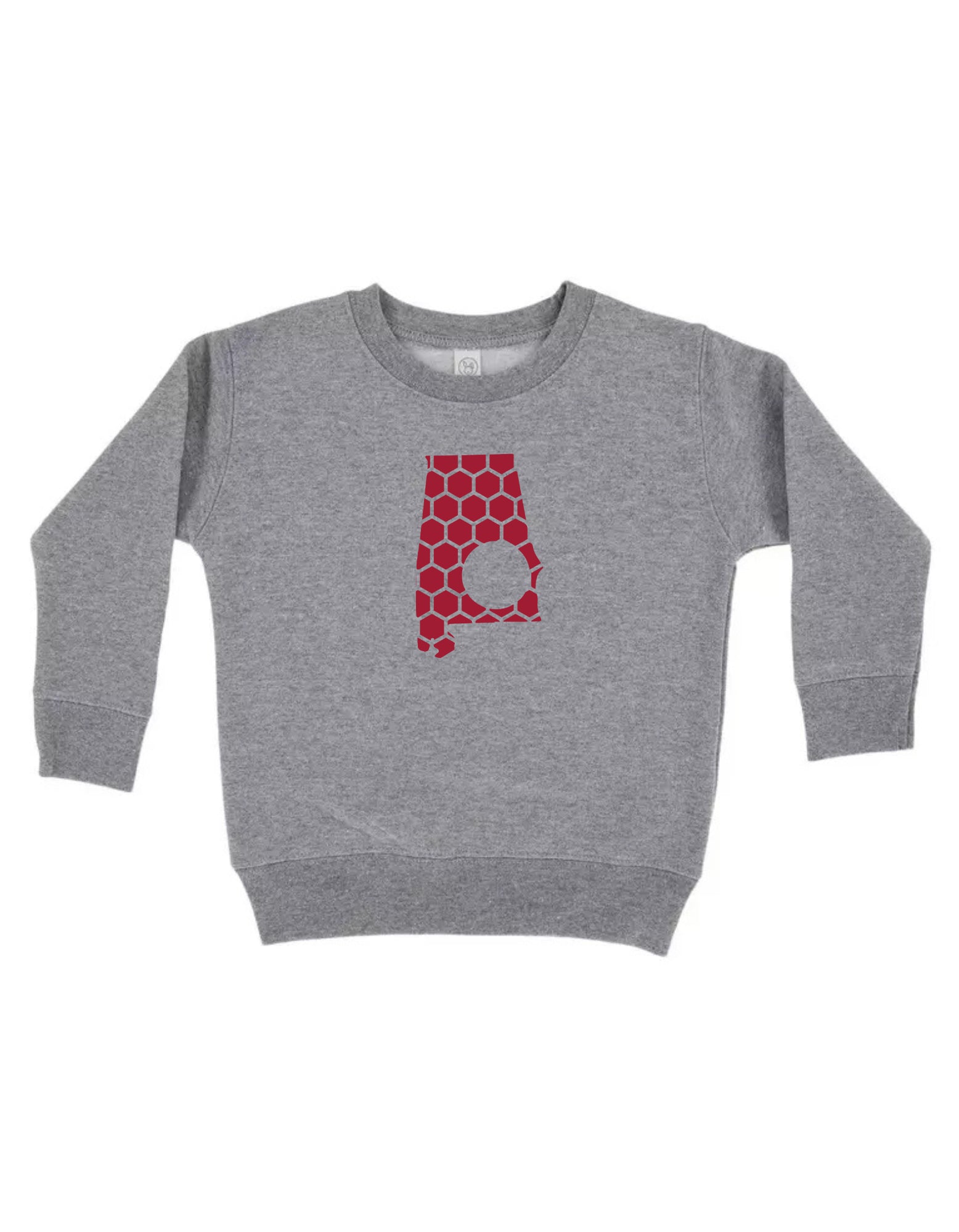 Alabama Honeycomb Monogrammed Sweatshirt-Rogue Magnolia Custom Designs