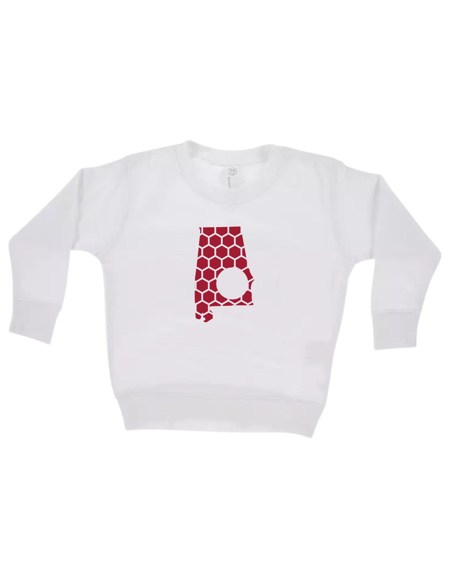 Alabama Honeycomb Monogrammed Sweatshirt-Rogue Magnolia Custom Designs