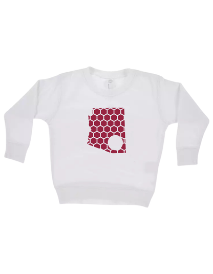 Arizona Honeycomb Monogrammed Sweatshirt-Rogue Magnolia Custom Designs