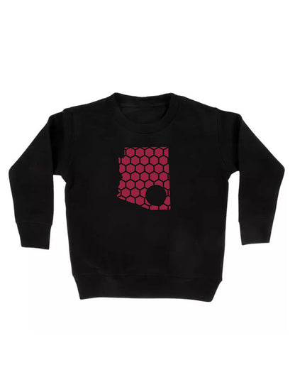 Arizona Honeycomb Monogrammed Sweatshirt-Rogue Magnolia Custom Designs