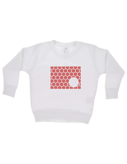 Colorado Honeycomb Monogrammed Sweatshirt-Rogue Magnolia Custom Designs