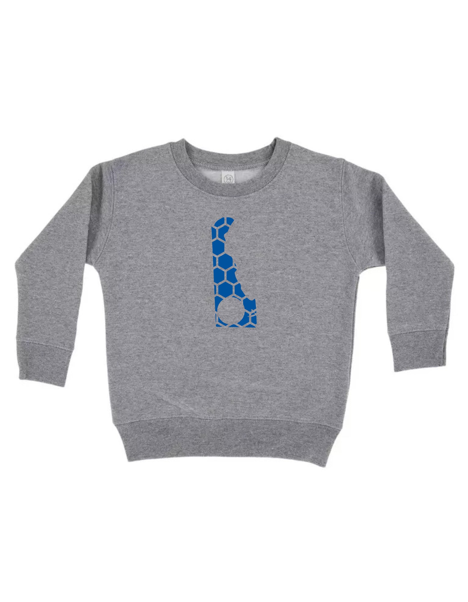 Connecticut Honeycomb Monogrammed Sweatshirt-Rogue Magnolia Custom Designs