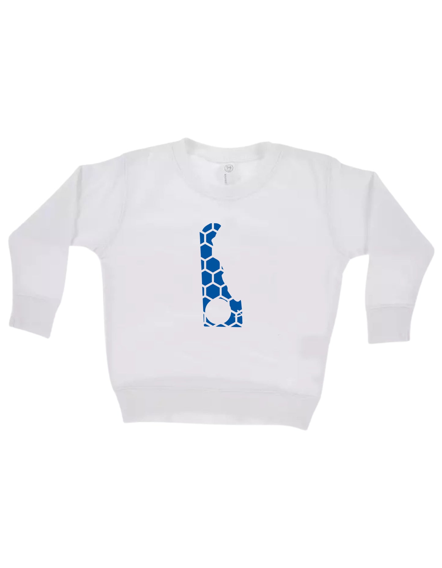 Connecticut Honeycomb Monogrammed Sweatshirt-Rogue Magnolia Custom Designs