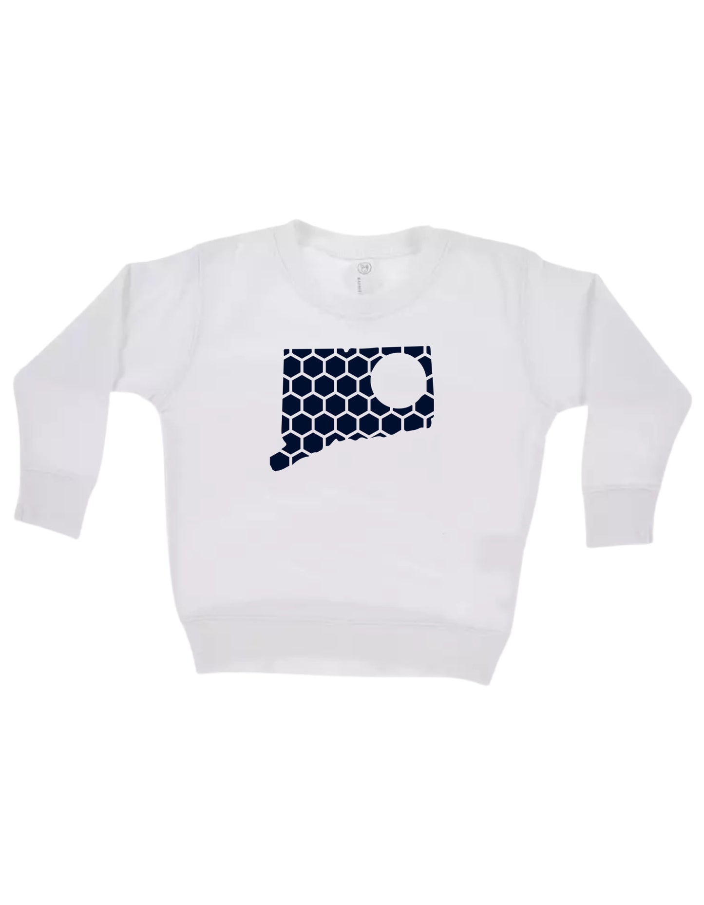Delaware Honeycomb Monogrammed Sweatshirt-Rogue Magnolia Custom Designs