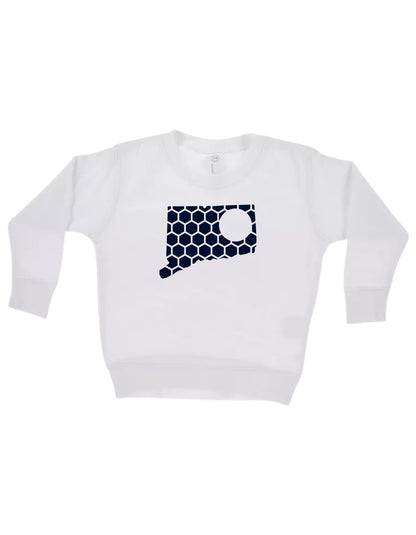 Delaware Honeycomb Monogrammed Sweatshirt-Rogue Magnolia Custom Designs