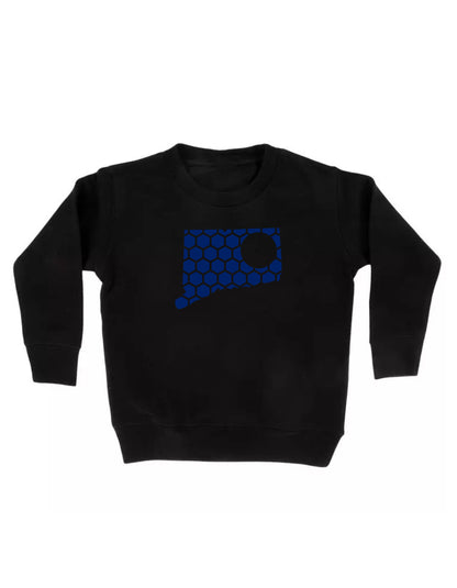 Delaware Honeycomb Monogrammed Sweatshirt-Rogue Magnolia Custom Designs