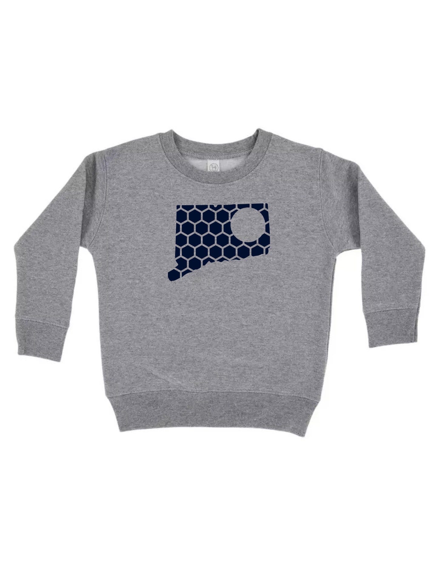 Delaware Honeycomb Monogrammed Sweatshirt-Rogue Magnolia Custom Designs