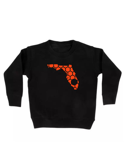 Florida Honeycomb Monogrammed Sweatshirt-Rogue Magnolia Custom Designs