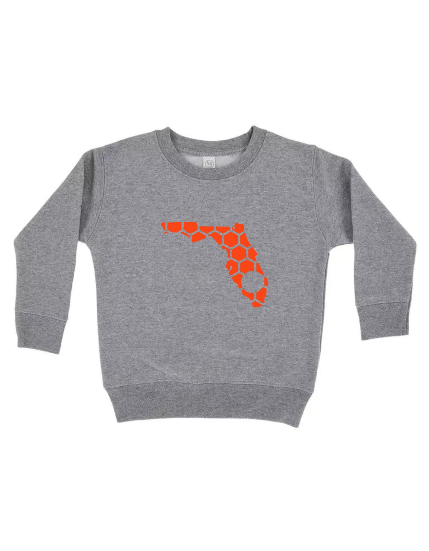 Florida Honeycomb Monogrammed Sweatshirt-Rogue Magnolia Custom Designs