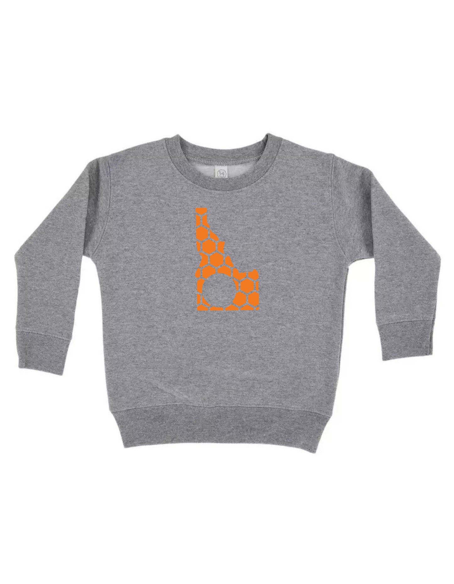 Idaho Honeycomb Monogrammed Sweatshirt-Rogue Magnolia Custom Designs