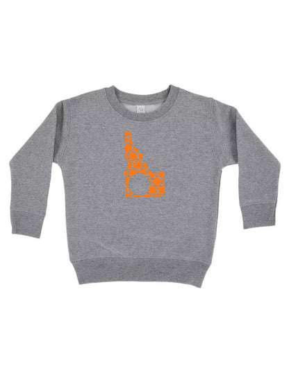 Idaho Honeycomb Monogrammed Sweatshirt-Rogue Magnolia Custom Designs