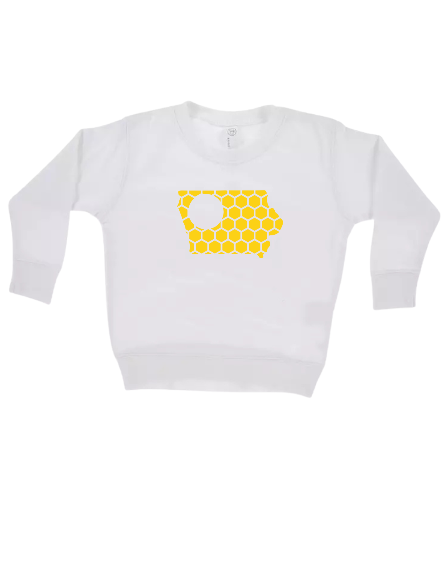 Iowa Honeycomb Monogrammed Sweatshirt-Rogue Magnolia Custom Designs