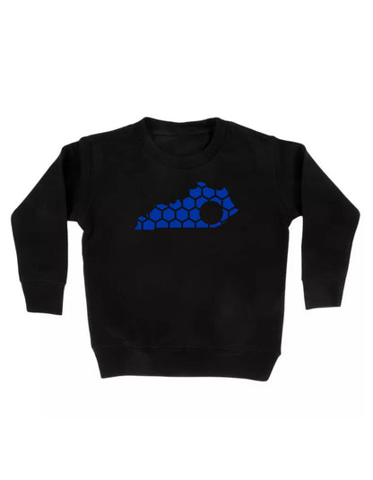 Kentucky Honeycomb Monogrammed Sweatshirt-Rogue Magnolia Custom Designs