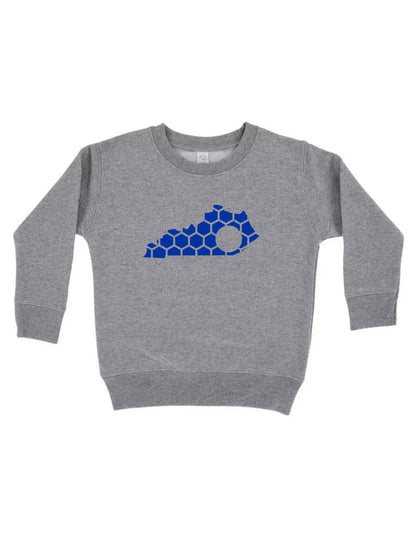 Kentucky Honeycomb Monogrammed Sweatshirt-Rogue Magnolia Custom Designs