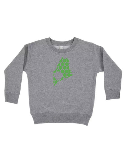Maine Honeycomb Monogrammed Sweatshirt-Rogue Magnolia Custom Designs