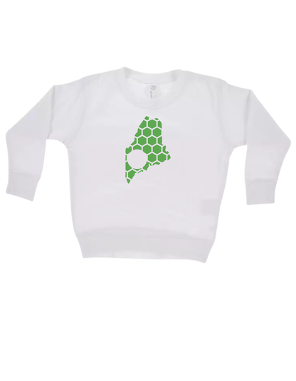 Maine Honeycomb Monogrammed Sweatshirt-Rogue Magnolia Custom Designs