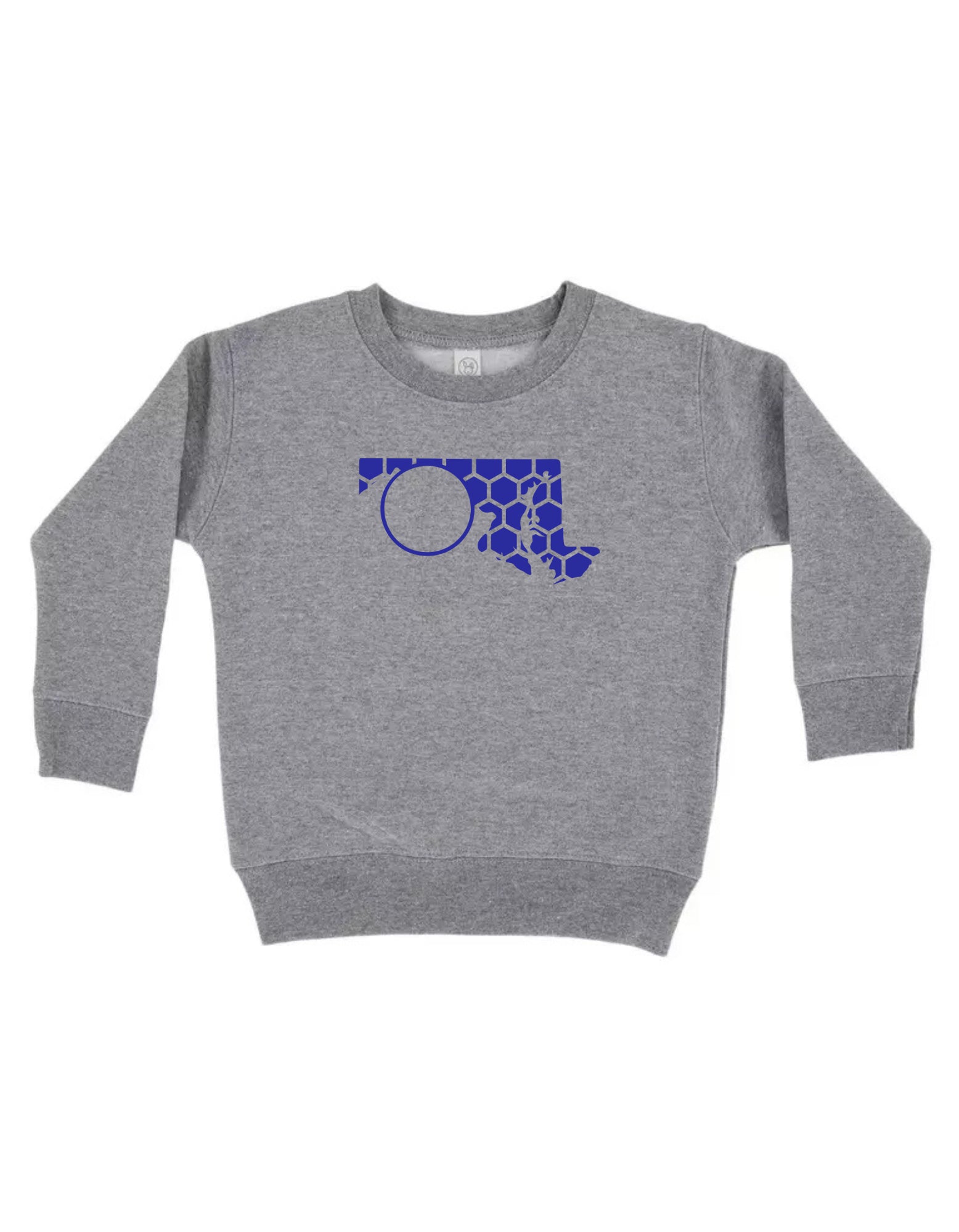 Maryland Honeycomb Monogrammed Sweatshirt-Rogue Magnolia Custom Designs