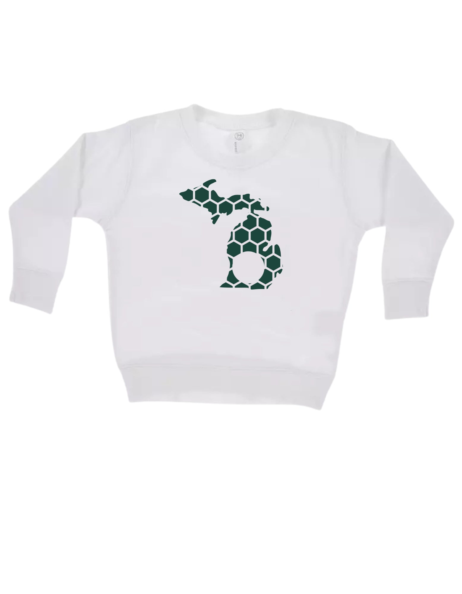 Michigan Honeycomb Monogrammed Sweatshirt-Rogue Magnolia Custom Designs