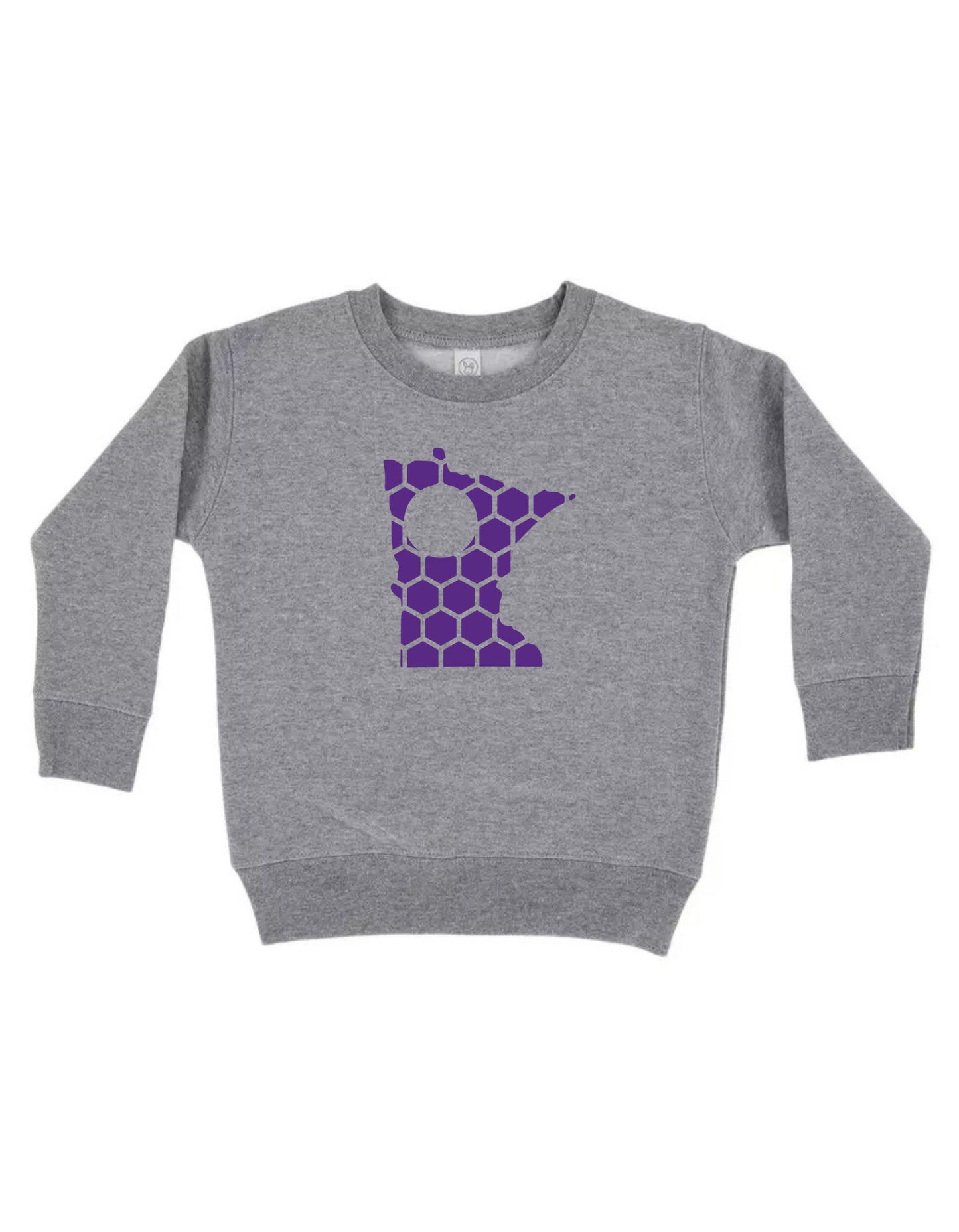 Minnesota Honeycomb Monogrammed Sweatshirt-Rogue Magnolia Custom Designs