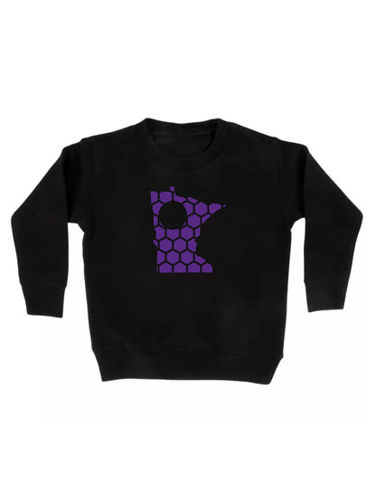 Minnesota Honeycomb Monogrammed Sweatshirt-Rogue Magnolia Custom Designs