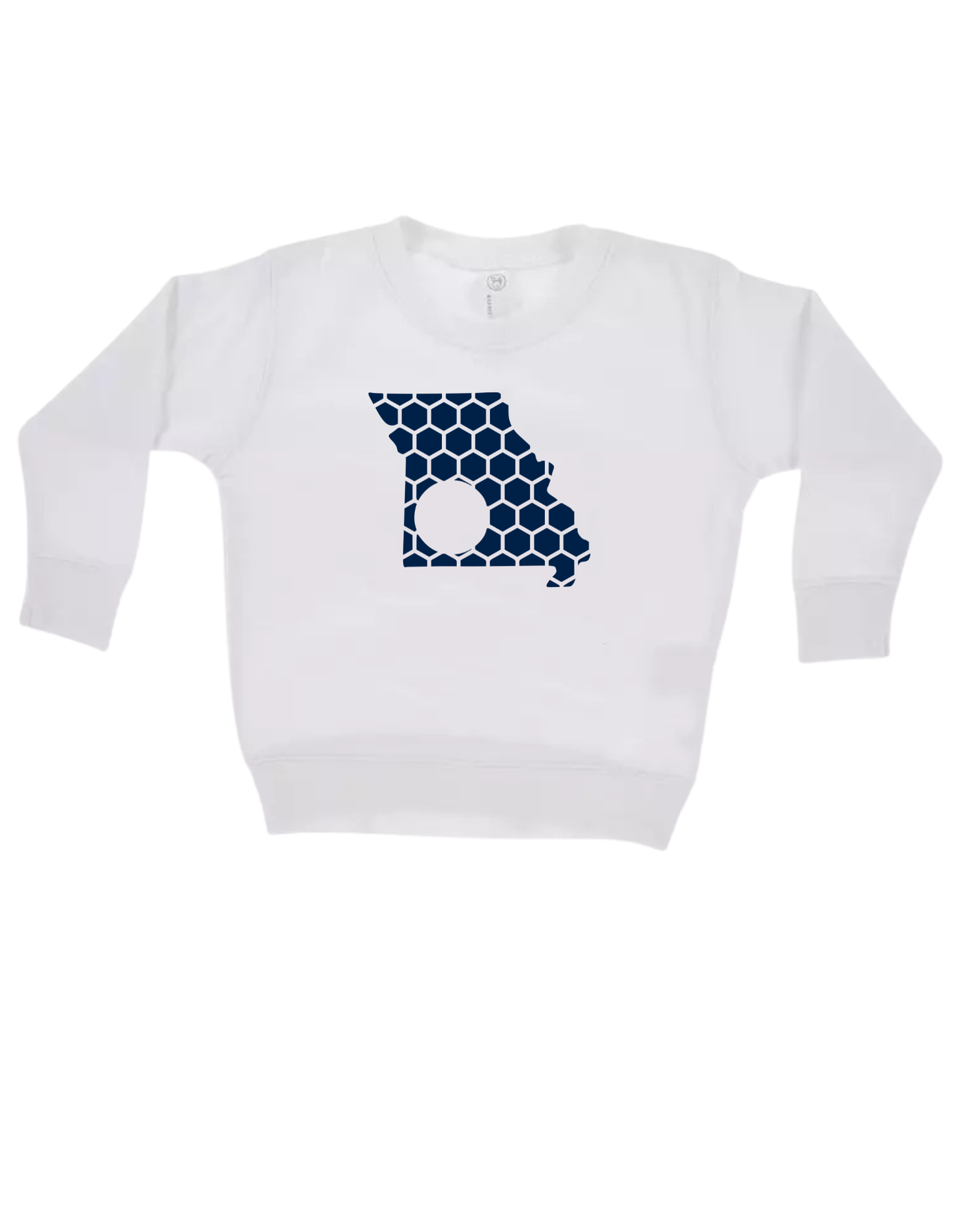 Missouri Honeycomb Monogrammed Sweatshirt-Rogue Magnolia Custom Designs