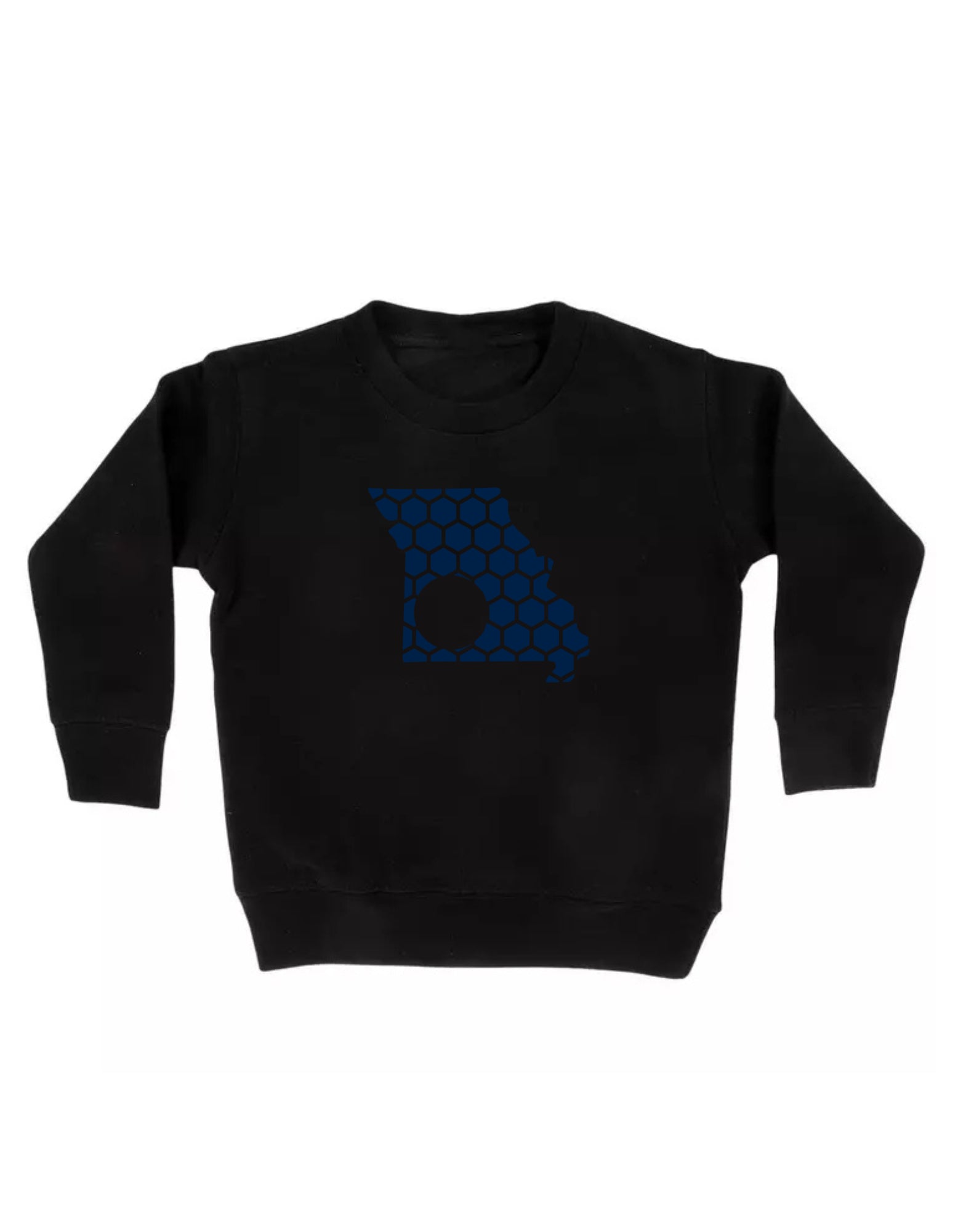 Missouri Honeycomb Monogrammed Sweatshirt-Rogue Magnolia Custom Designs