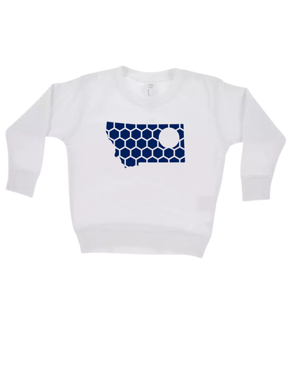 Montana Honeycomb Monogrammed Sweatshirt-Rogue Magnolia Custom Designs