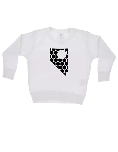 Nevada Honeycomb Monogrammed Sweatshirt-Rogue Magnolia Custom Designs