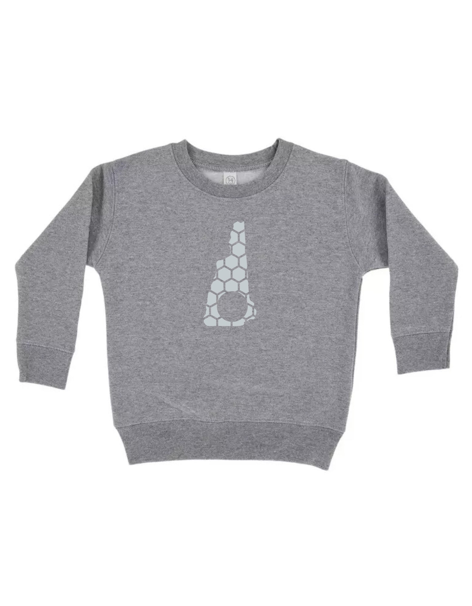 New Hampshire Honeycomb Monogrammed Sweatshirt-Rogue Magnolia Custom Designs