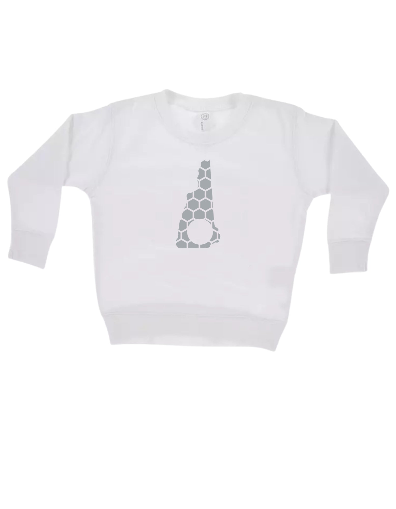 New Hampshire Honeycomb Monogrammed Sweatshirt-Rogue Magnolia Custom Designs