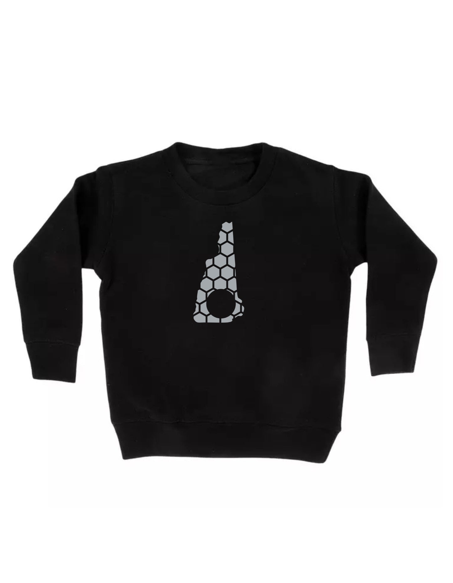 New Hampshire Honeycomb Monogrammed Sweatshirt-Rogue Magnolia Custom Designs