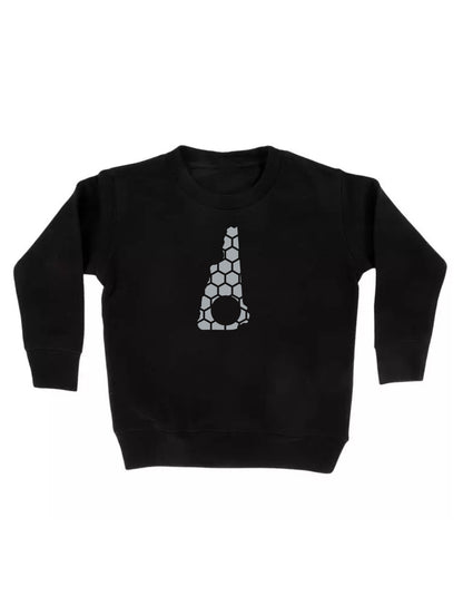 New Hampshire Honeycomb Monogrammed Sweatshirt-Rogue Magnolia Custom Designs