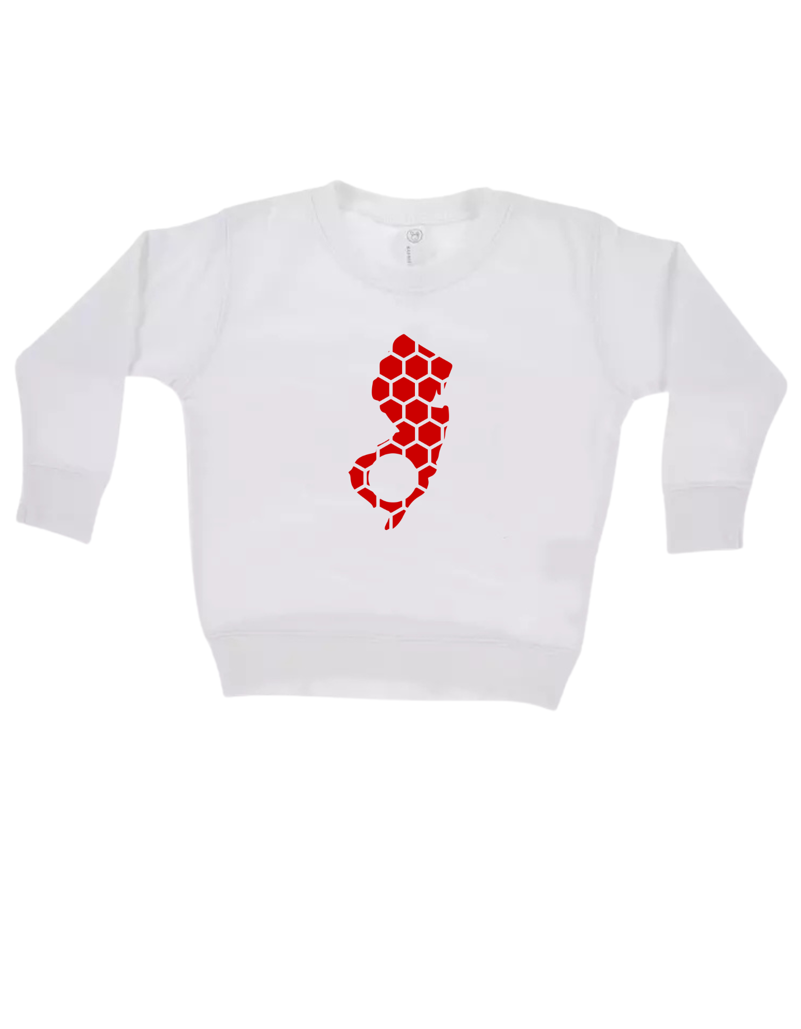 New Jersey Honeycomb Monogrammed Sweatshirt-Rogue Magnolia Custom Designs