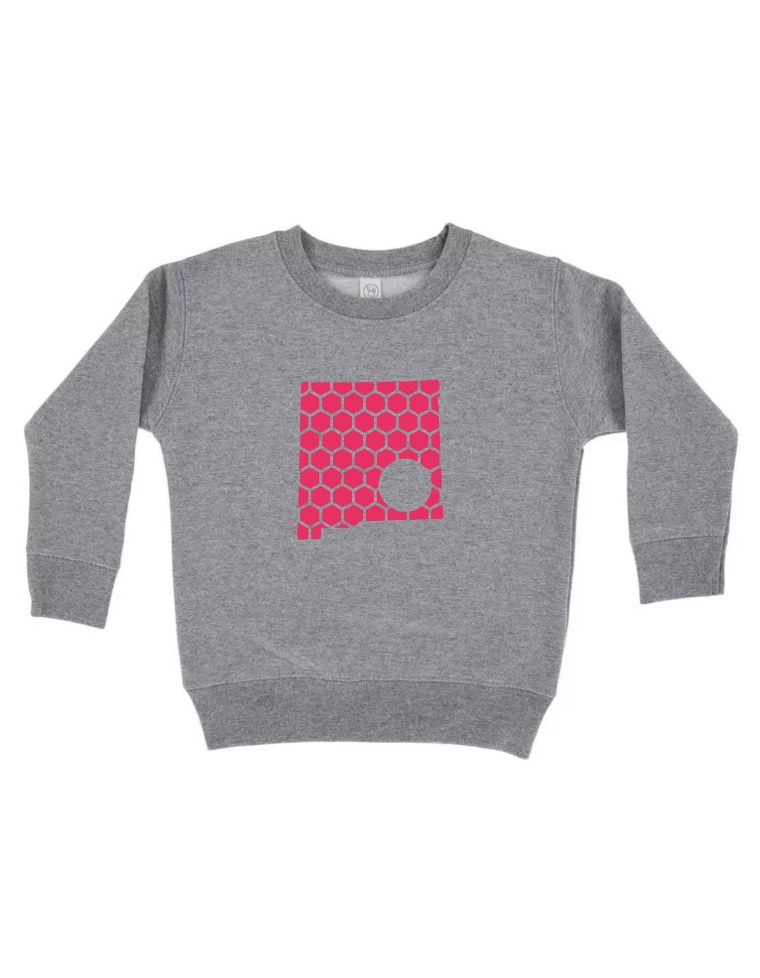 New Mexico Honeycomb Monogrammed Sweatshirt-Rogue Magnolia Custom Designs