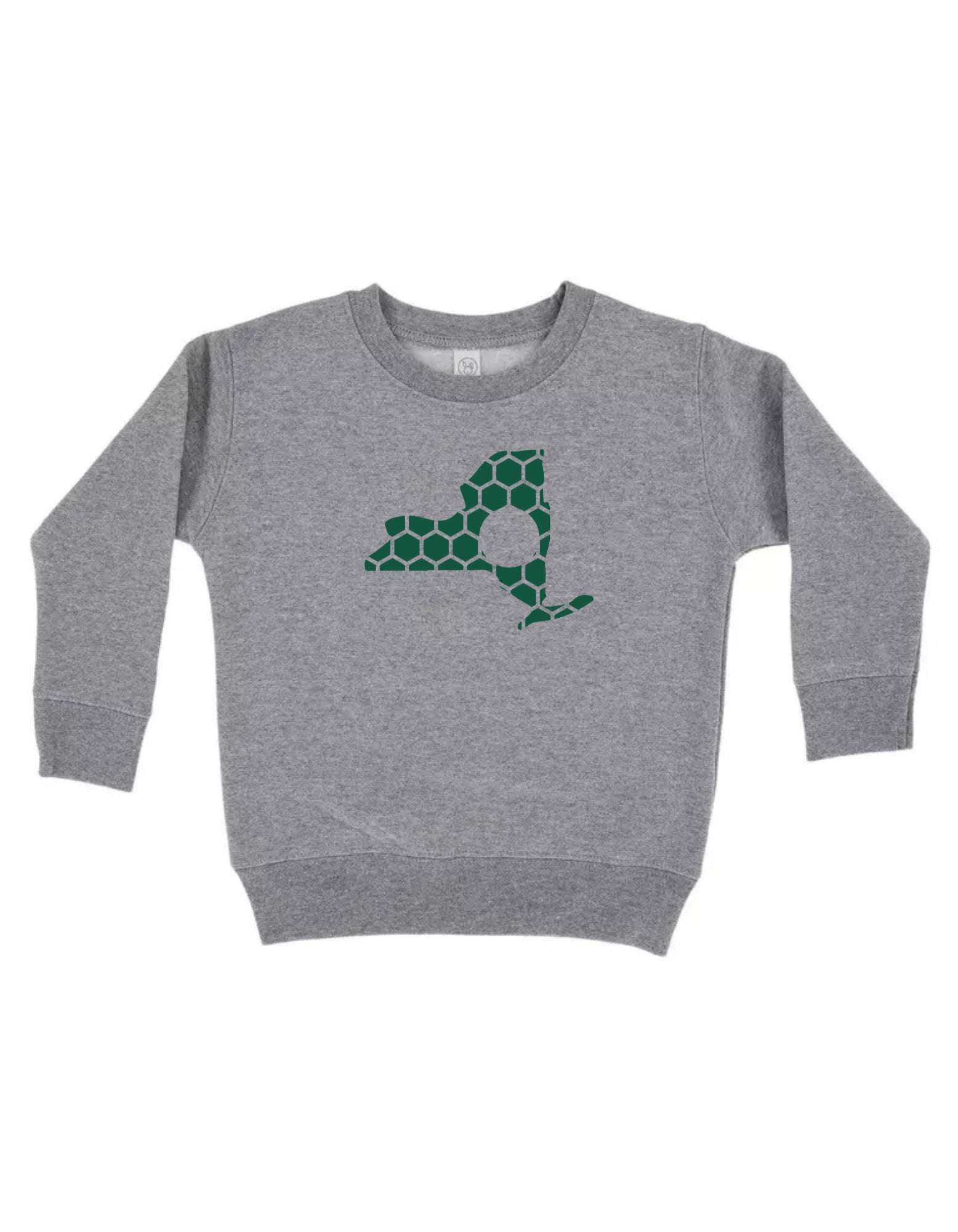 New York Honeycomb Monogrammed Sweatshirt-Rogue Magnolia Custom Designs