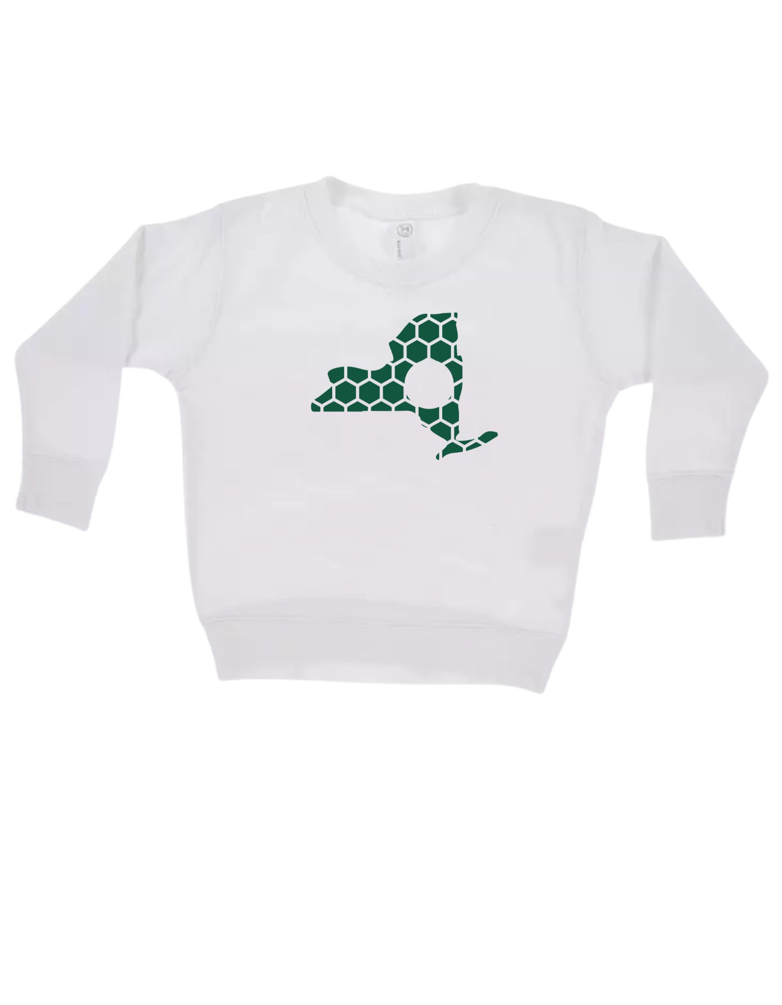 New York Honeycomb Monogrammed Sweatshirt-Rogue Magnolia Custom Designs