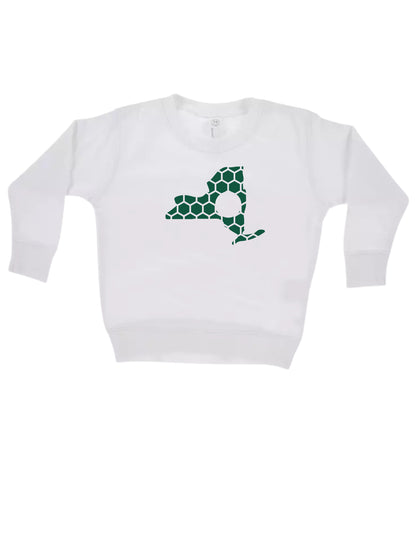 New York Honeycomb Monogrammed Sweatshirt-Rogue Magnolia Custom Designs