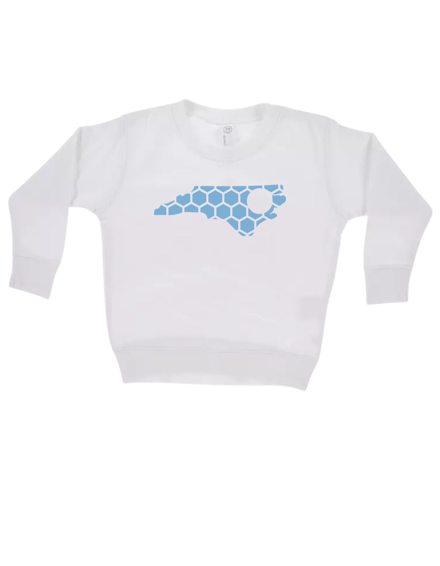 North Carolina Honeycomb Monogrammed Sweatshirt-Rogue Magnolia Custom Designs