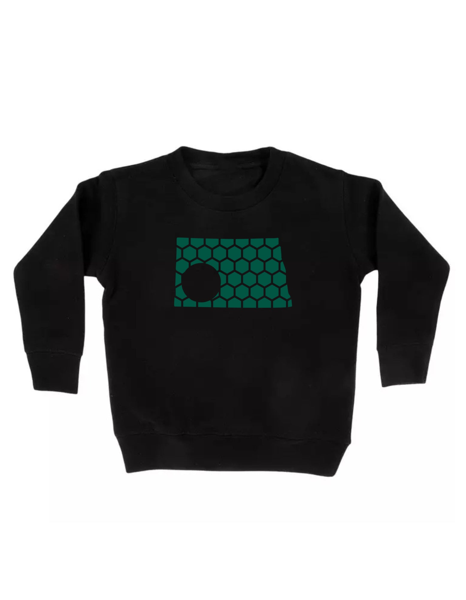 North Dakota Honeycomb Monogrammed Sweatshirt-Rogue Magnolia Custom Designs