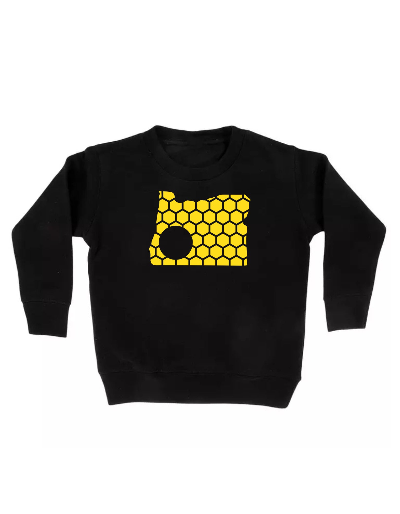 Oregon Honeycomb Monogrammed Sweatshirt-Rogue Magnolia Custom Designs